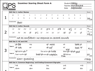 Quick Phonics Screener :: Read Naturally, Inc.