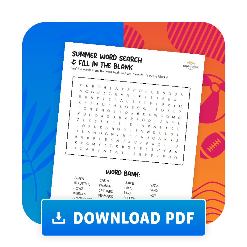 Download our Summer Word Games PDF