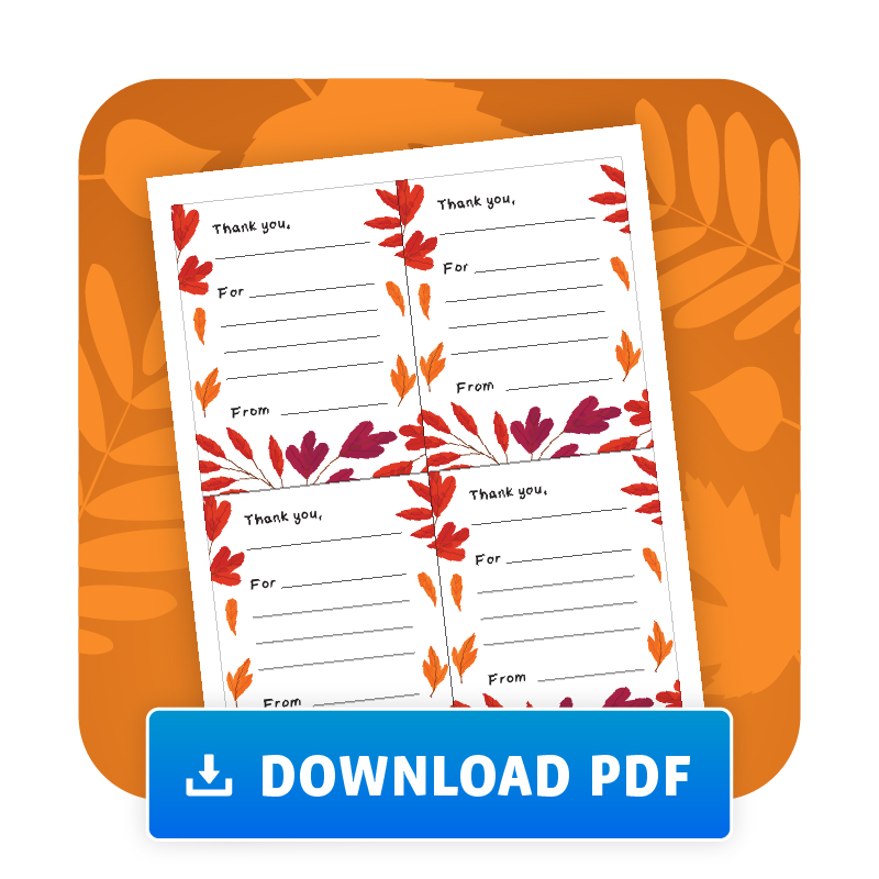 Download our Gratitude Cards PDF