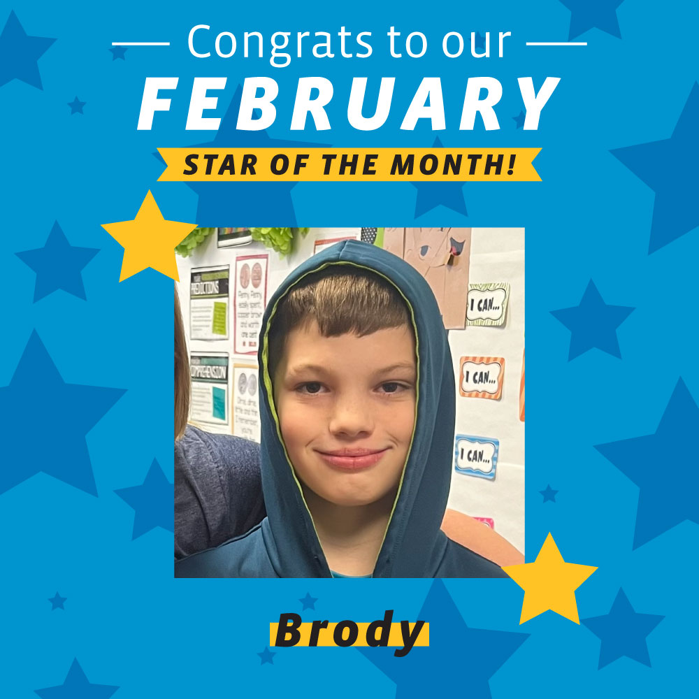 Congrats to our February Star of the Month!