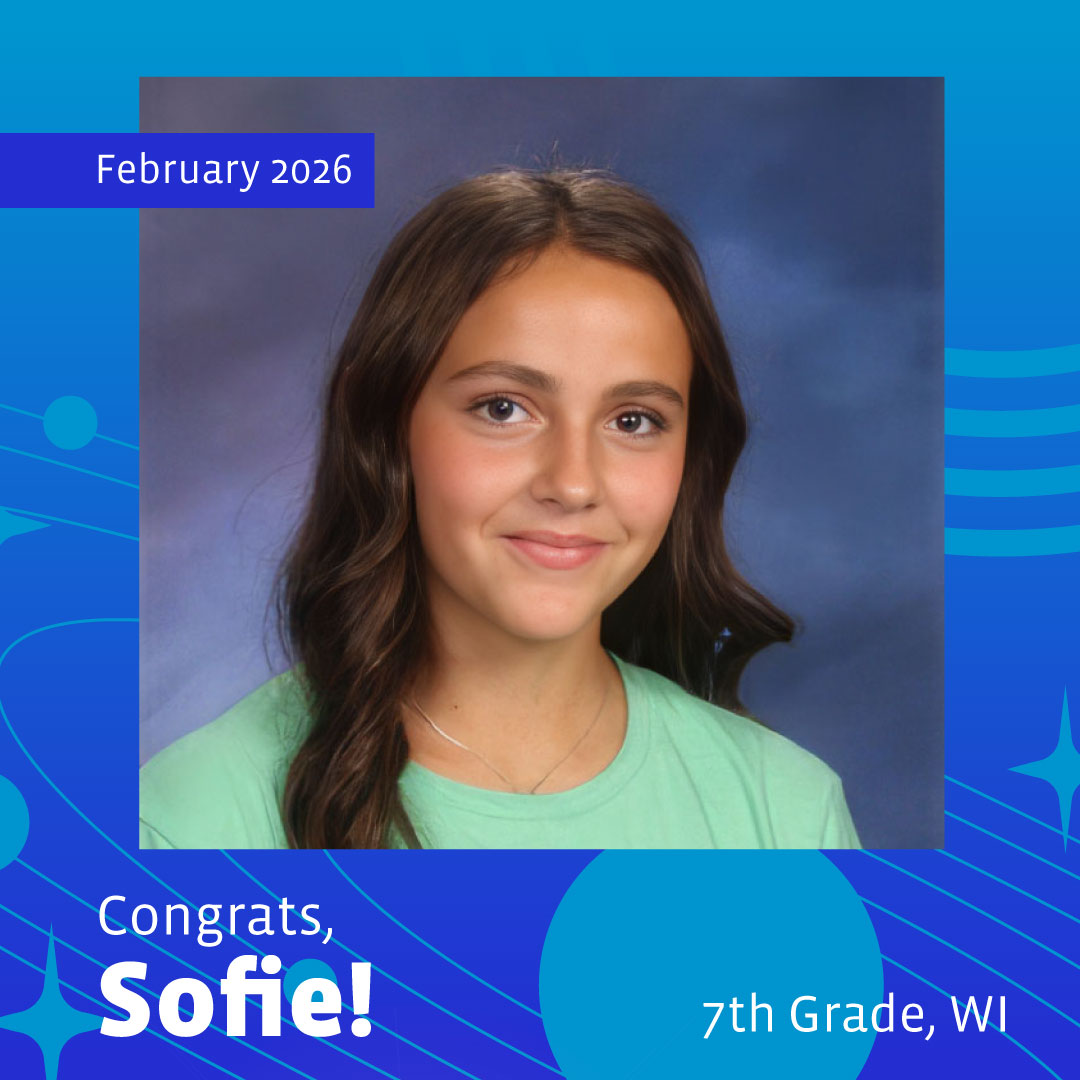 Congrats, Sofie!
