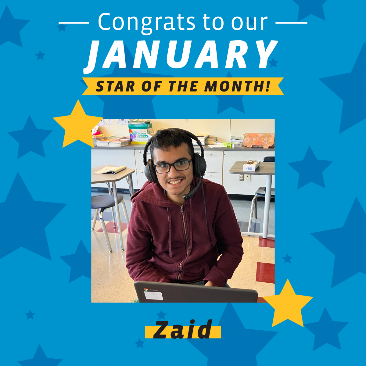 Congrats to our December Star of the Month!