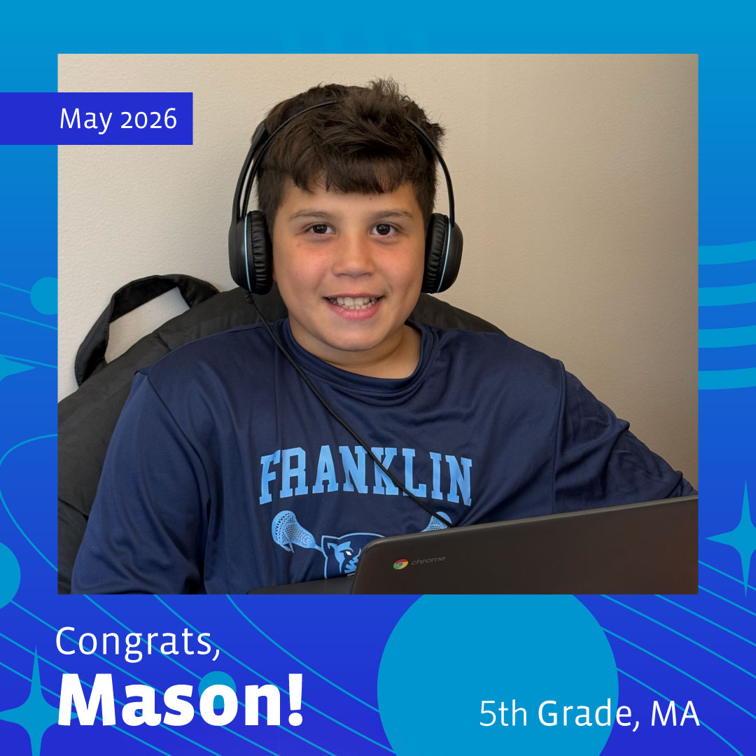 Congrats, Mason!