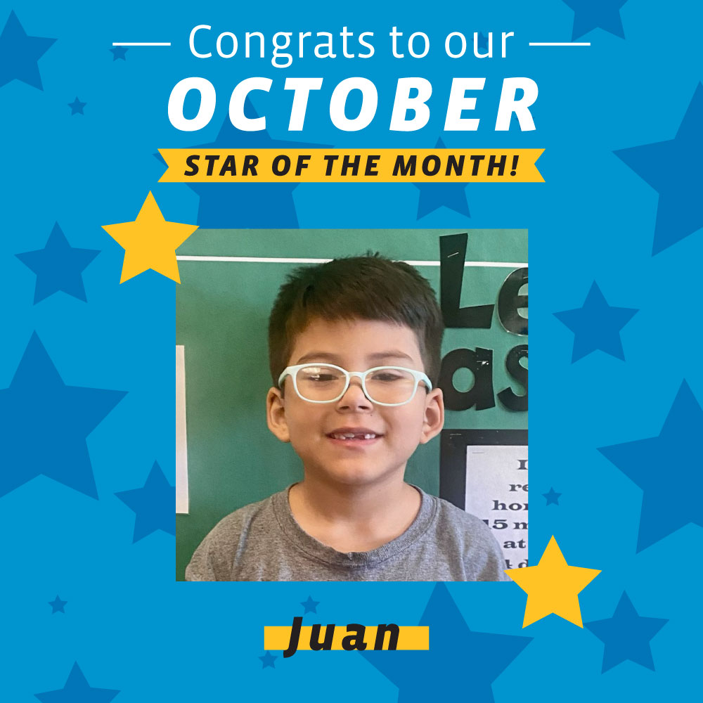 Congrats to our October Star of the Month!