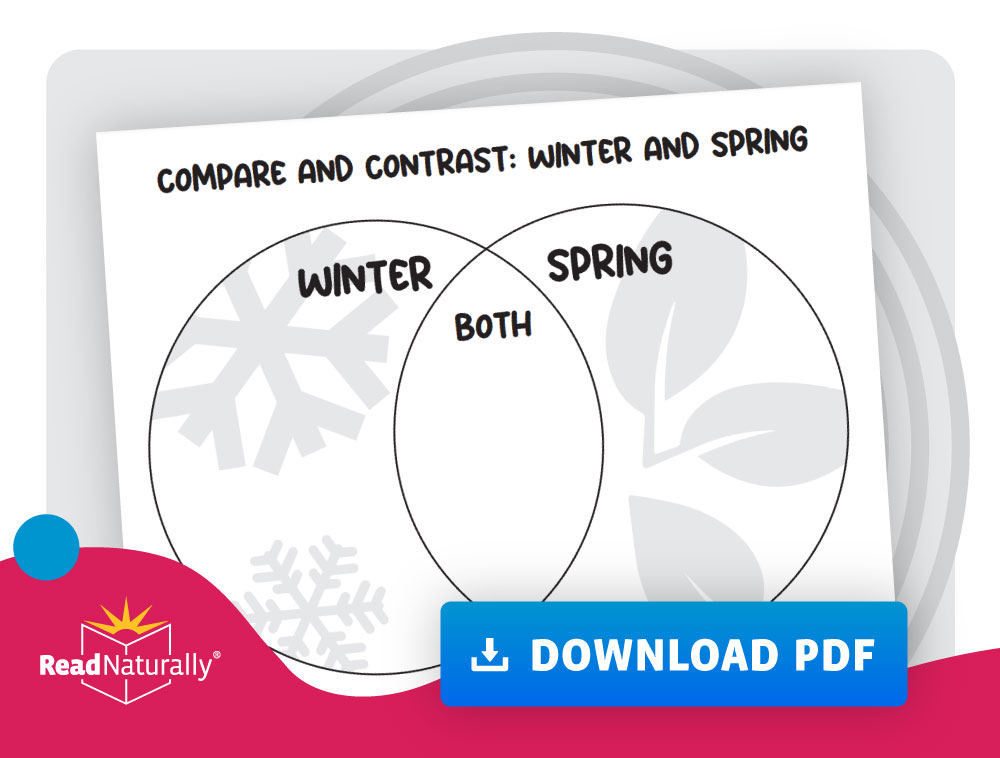 Download our Winter and Spring Venn Diagram PDF