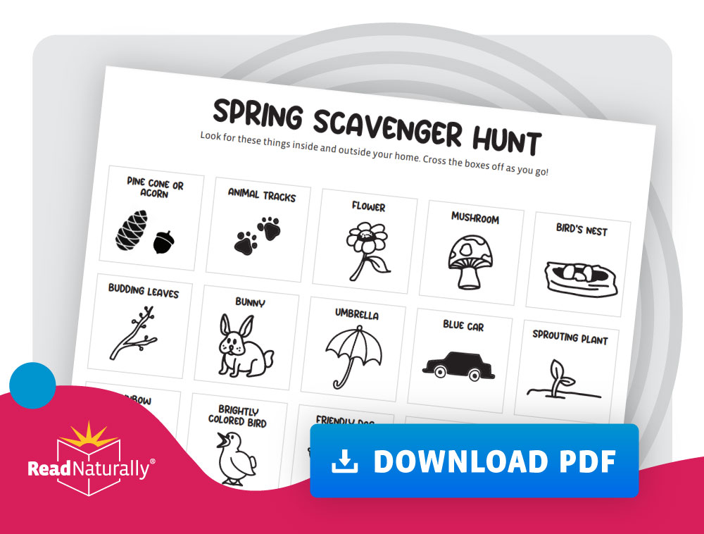 Download our Spring Scavenger Hunt PDF