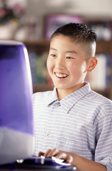 boy at computer