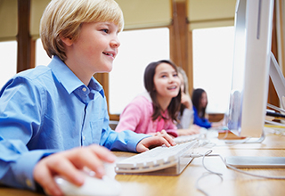 Students in computer lab