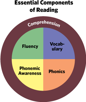 5 Components Of Reading Chart