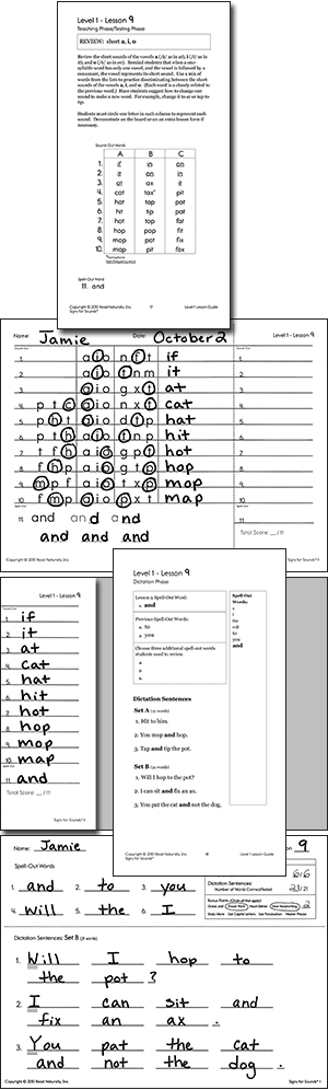 Signs for Sounds uses research-based strategies to teach spelling and phonics with teacher-led instruction