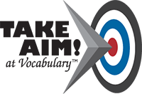 Take Aim at Vocabulary logo