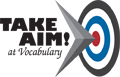 Take Aim! at Vocabulary Logo